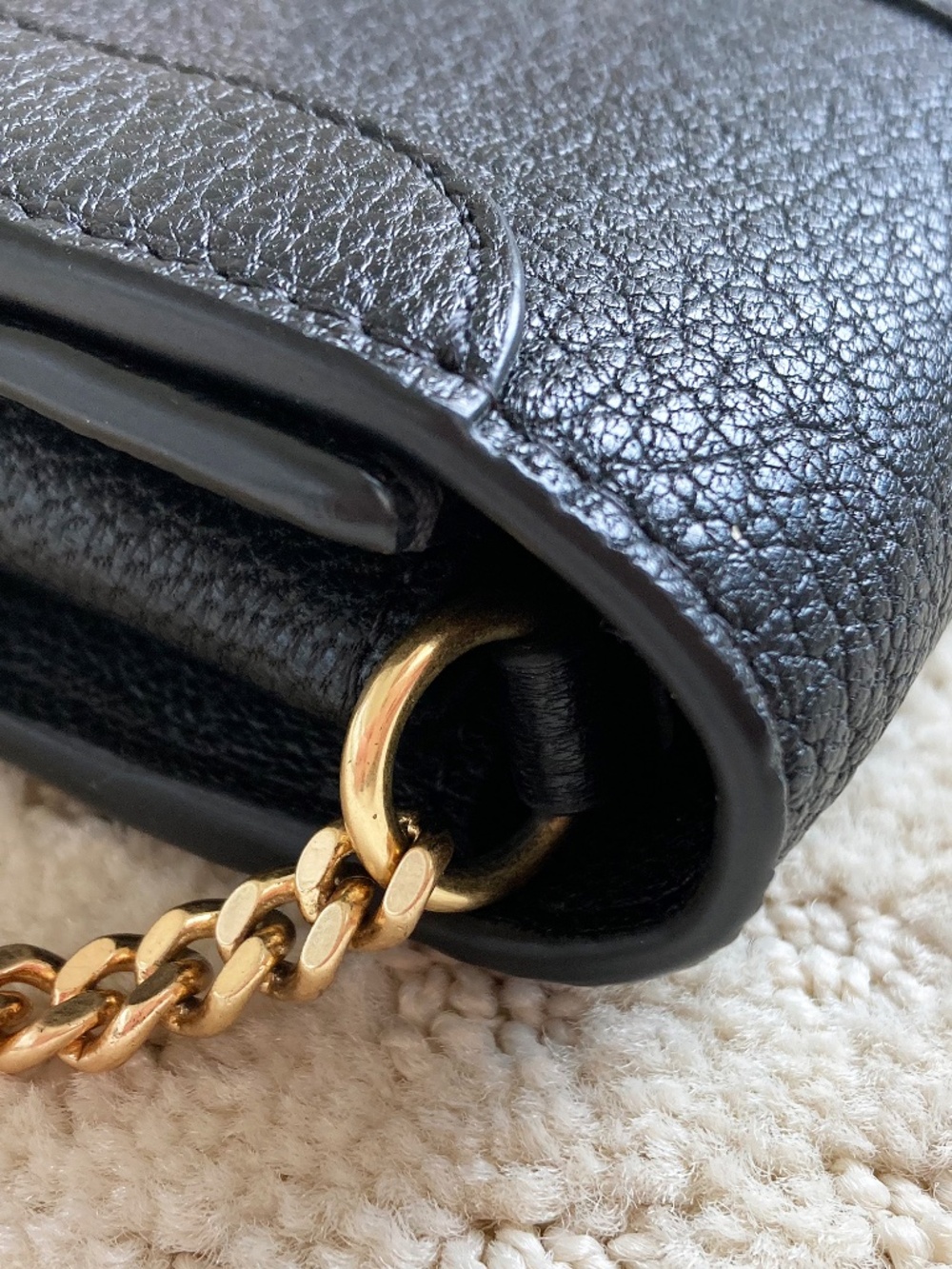 See by Chloe Black Leather Hana Wallet on Chain - Picture 6 of 14